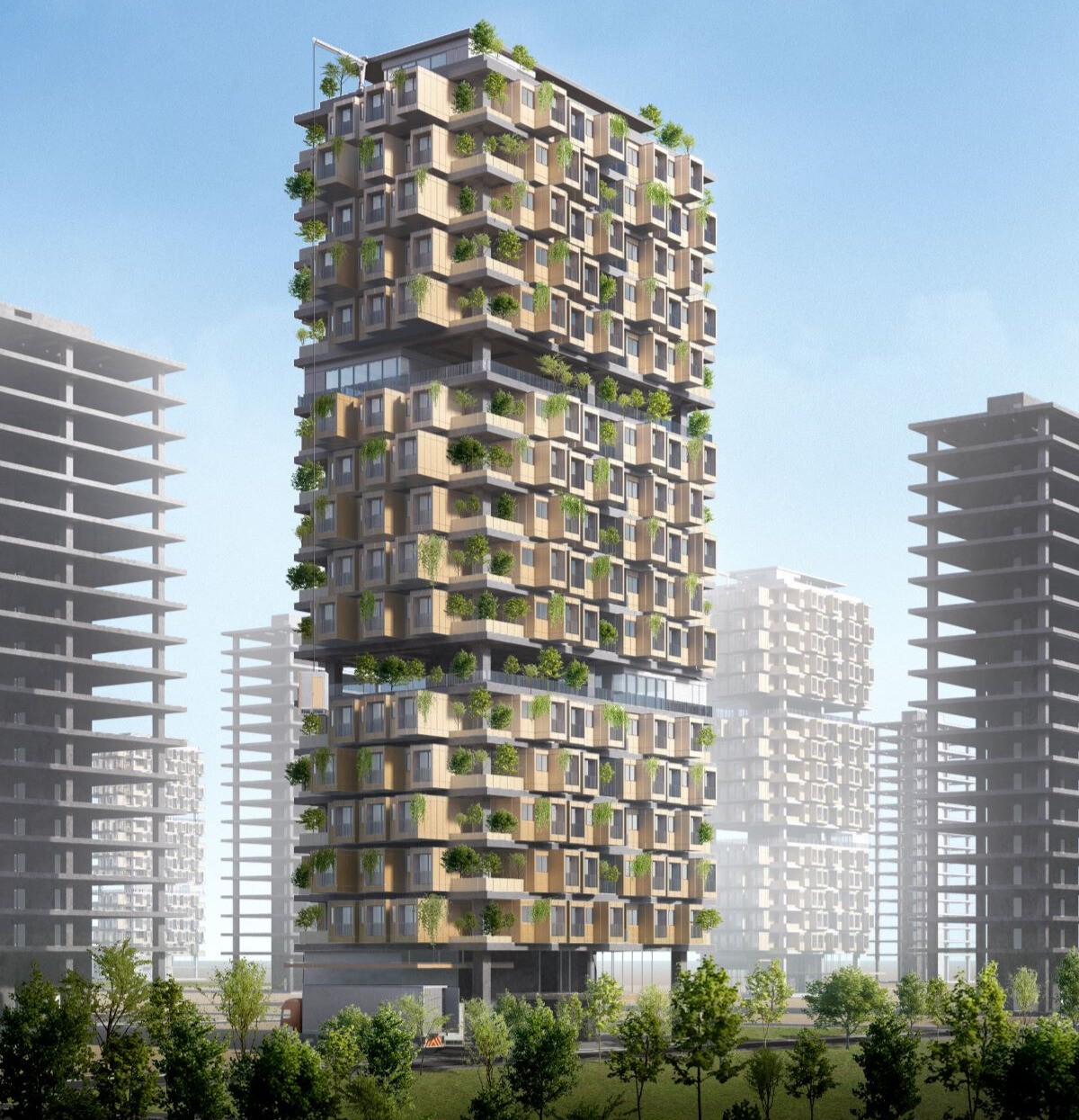 2nd Prize Winner: Microhome 'Jenga'
